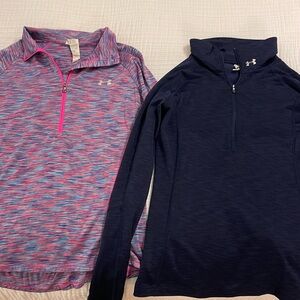 Under armour 1/2 zip tops